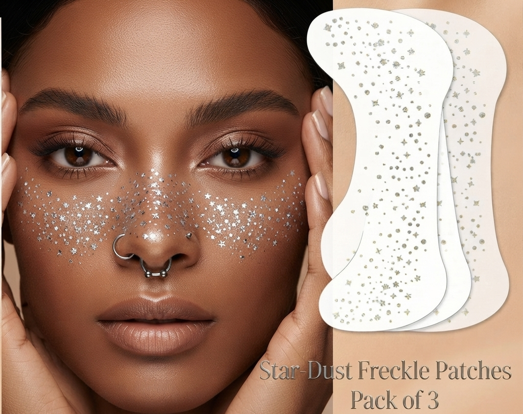 Glitter freckle transfer set – [ pack of 3 ]
